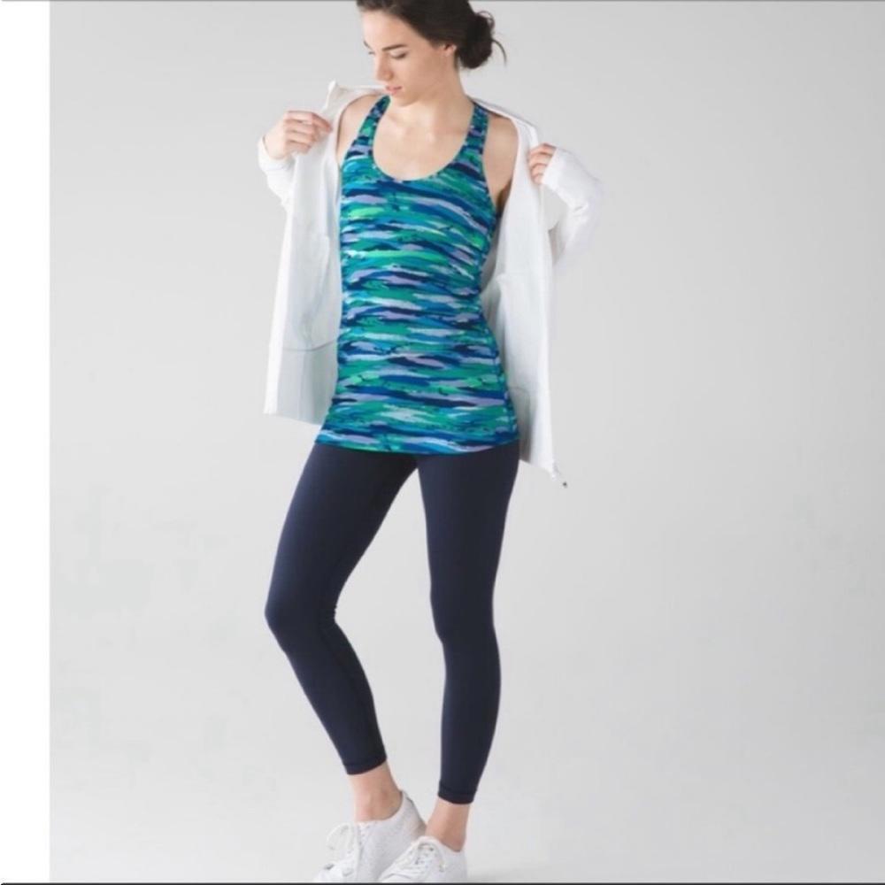 Lululemon Active Cool Racerback Seven Wonder Top Size 4